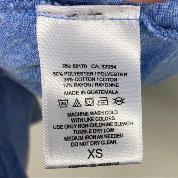 Urban Outfitters BDG Short Sleeve Colourblock Tee Size XS T-Shirt Blue Red‎ Tee - Picture 4 of 7